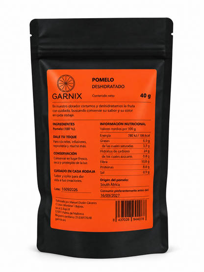 Pomelo deshidratado · 40 g